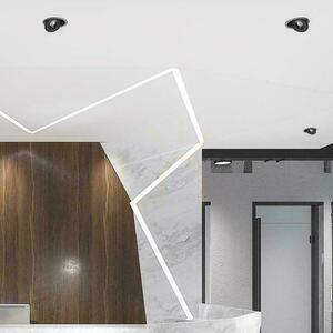 V-TAC LED Tilt Downlight 20W LED COB CRI90+ CCT Fekete VT-2520 3000K-4000K-6400K 1408lm. small 7