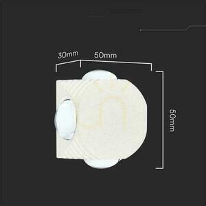 Fali V-TAC 4W LED-es lámpatest IP54 fehér VT-2544 3000K 390lm small 2