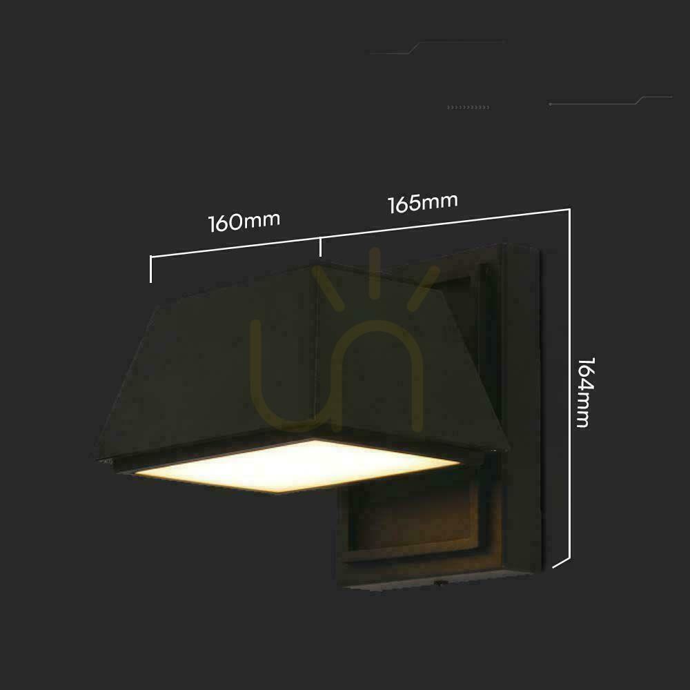 Előnézet Fali lámpa V-TAC 14W LED Fekete Top Down IP65 VT-1192 4000K 1950lm. Fali lámpa V-TAC 14W LED Fekete Top Down IP65 VT-1192 4000K 1950lm.