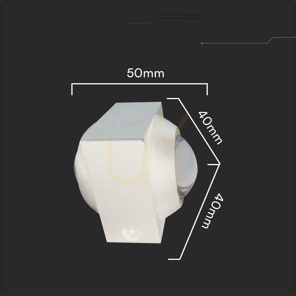 Előnézet Fali V-TAC 2W LED lámpatest IP54 fehér VT-2503 3000K 200lm IP54 fehér VT-2503 3000K 200lm Fali V-TAC 2W LED lámpatest IP54 fehér VT-2503 3000K 200lm IP54 fehér VT-2503 3000K 200lm
