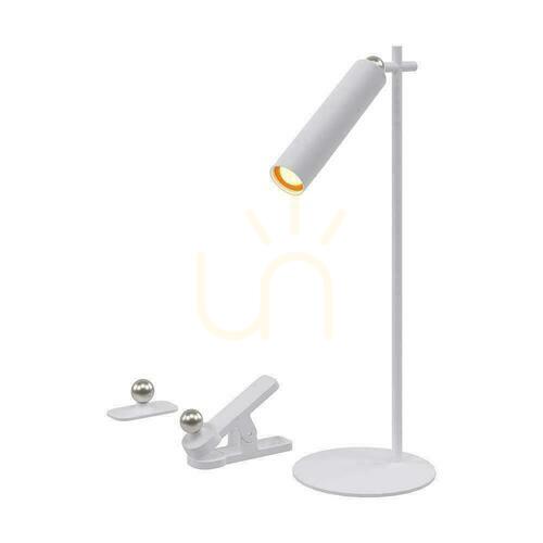 Jelölje be V-TAC 4 az 1-ben asztali lámpa 37cm tapéta klipszes zseblámpa 3W LED fehér VT-7413 4000K 300lm
