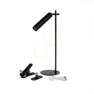 V-TAC 4 az 1-ben asztali lámpa 37cm háttérképes felcsatolható zseblámpa 3W LED fekete VT-7413 4000K 300lm small 4