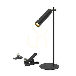 V-TAC 4 az 1-ben asztali lámpa 37cm háttérképes felcsatolható zseblámpa 3W LED fekete VT-7413 4000K 300lm small 0