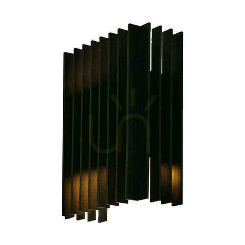 Jelölje be Fali lámpa V-TAC 2x6W LED Fekete Top Down IP65 VT-1189 4000K 1250lm.