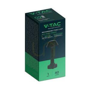 V-TAC 2W LED 23cm USB töltés CCT dimmelhető éjjeliszekrény asztali lámpa fekete VT-7566 3000K-6000K 40lm 3000K-6000K 40lm 1 V-TAC 2W LED 23cm USB töltés CCT dimmelhető éjjeliszekrény asztali lámpa fekete VT-7566 3000K-6000K 40lm 3000K-6000K 40lm small 1