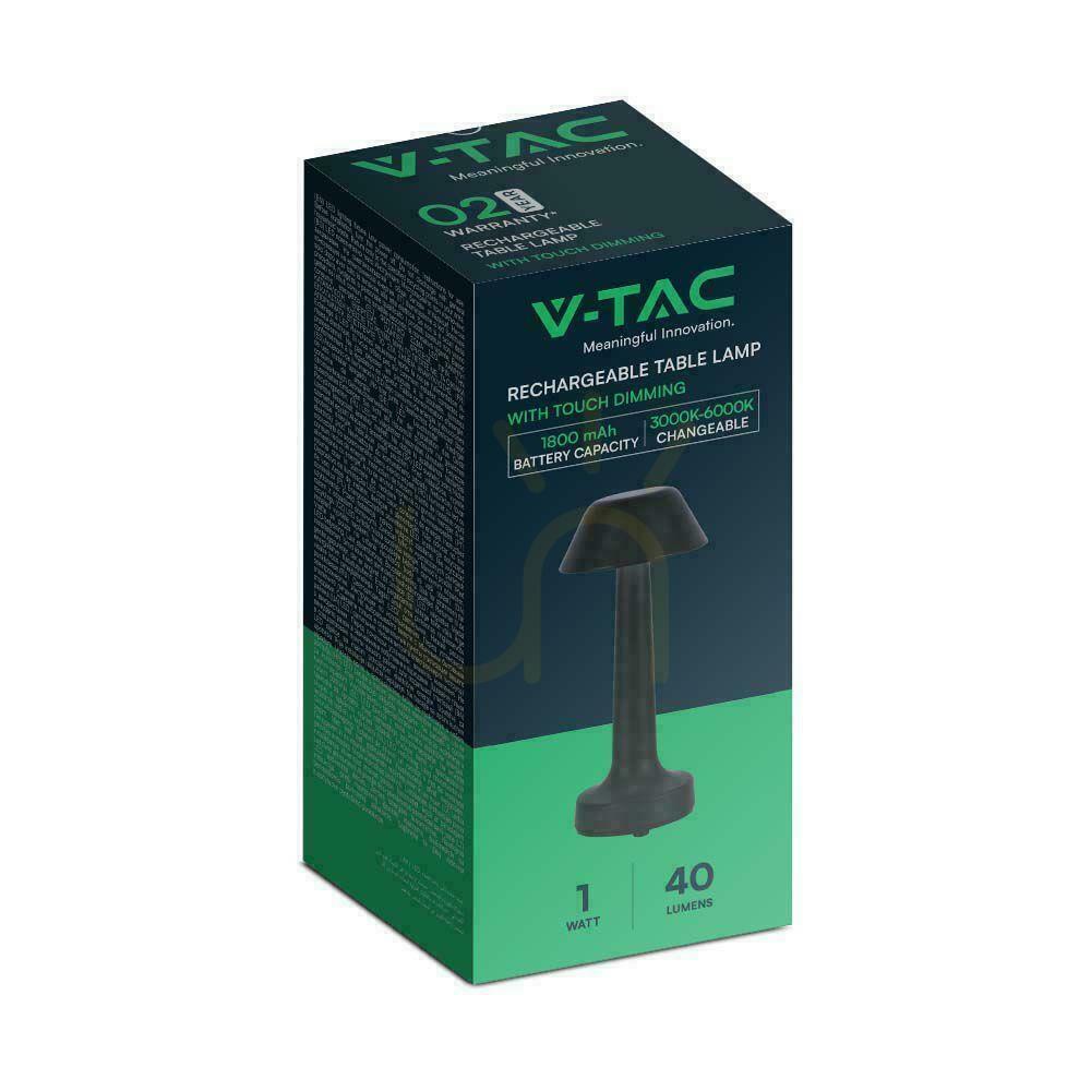 Kilátás V-TAC 2W LED 23cm USB töltés CCT dimmelhető éjjeliszekrény asztali lámpa fekete VT-7566 3000K-6000K 40lm 3000K-6000K 40lm V-TAC 2W LED 23cm USB töltés CCT dimmelhető éjjeliszekrény asztali lámpa fekete VT-7566 3000K-6000K 40lm 3000K-6000K 40lm