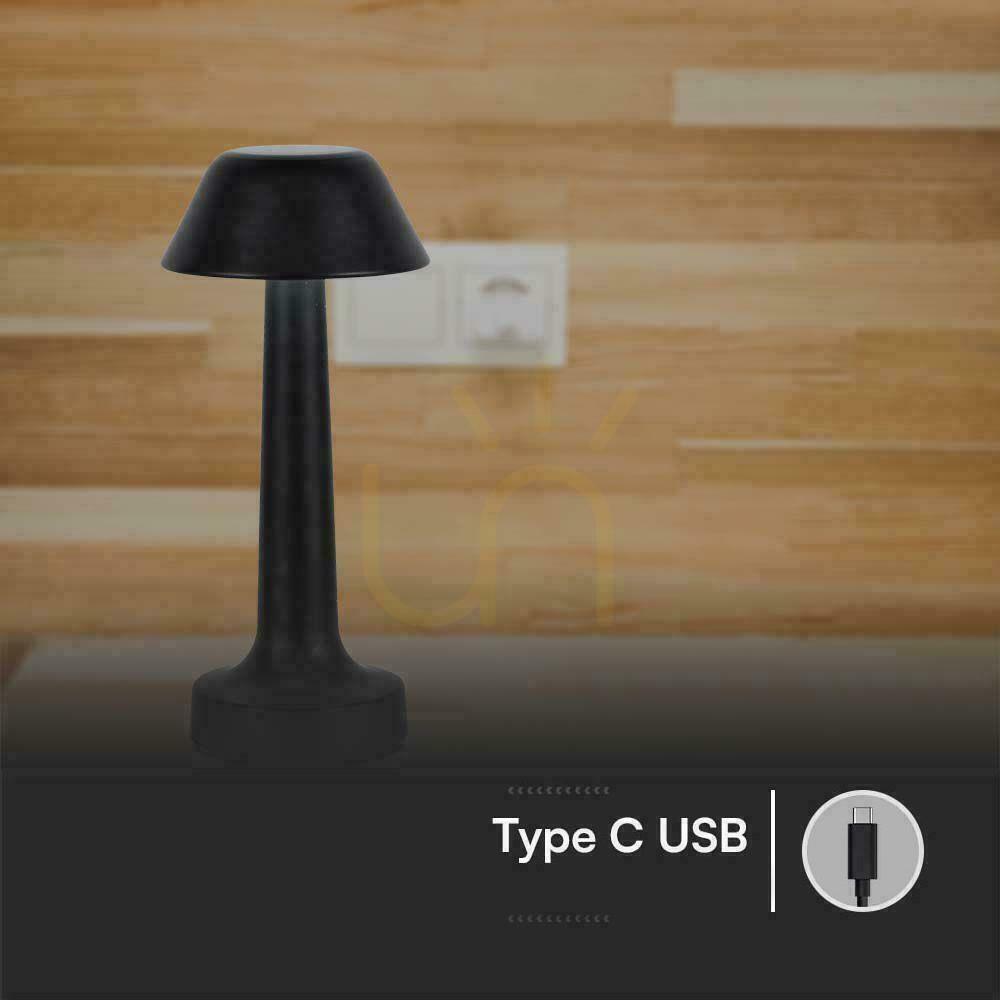 Előadás V-TAC 2W LED 23cm USB töltés CCT dimmelhető éjjeliszekrény asztali lámpa fekete VT-7566 3000K-6000K 40lm 3000K-6000K 40lm V-TAC 2W LED 23cm USB töltés CCT dimmelhető éjjeliszekrény asztali lámpa fekete VT-7566 3000K-6000K 40lm 3000K-6000K 40lm