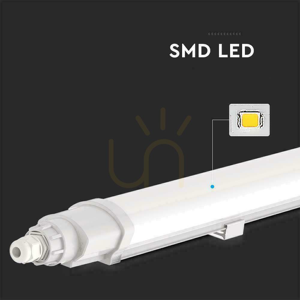 Kijelző Hermetikus LED-es lámpatest V-TAC WP LINKABLE 120cm VT-80120 4000K 3900lm Hermetikus LED-es lámpatest V-TAC WP LINKABLE 120cm VT-80120 4000K 3900lm