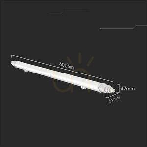 Hermetikus LED-es lámpatest V-TAC WP LINKABLE 60cm VT-80060 4000K 1900lm small 4