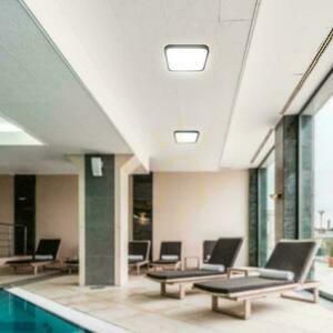 Plafond V-TAC 24W LED négyzet 30x30cm felszíni szerelésű IP44 fekete VT-8624B 6500K 2500lm small 7