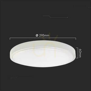 Plafond V-TAC 18W LED kerek 29cm-es felszíni szerelt pilóta mozgásérzékelő IP44 Fehér VT-8618S 4000K 1830lm 5 Plafond V-TAC 18W LED kerek 29cm-es felszíni szerelt pilóta mozgásérzékelő IP44 Fehér VT-8618S 4000K 1830lm small 5