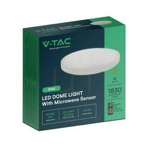 Plafond V-TAC 18W LED kerek 29cm-es felszíni szerelt Pilot mozgásérzékelő IP44 Fehér VT-8618S 6500K 1830lm 4 Plafond V-TAC 18W LED kerek 29cm-es felszíni szerelt Pilot mozgásérzékelő IP44 Fehér VT-8618S 6500K 1830lm small 4