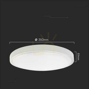 Plafond V-TAC 24W LED kerek 35cm-es felszíni szerelt Pilot mozgásérzékelő IP44 Fehér VT-8624S 3000K 2500lm 3000K 2500lm small 5