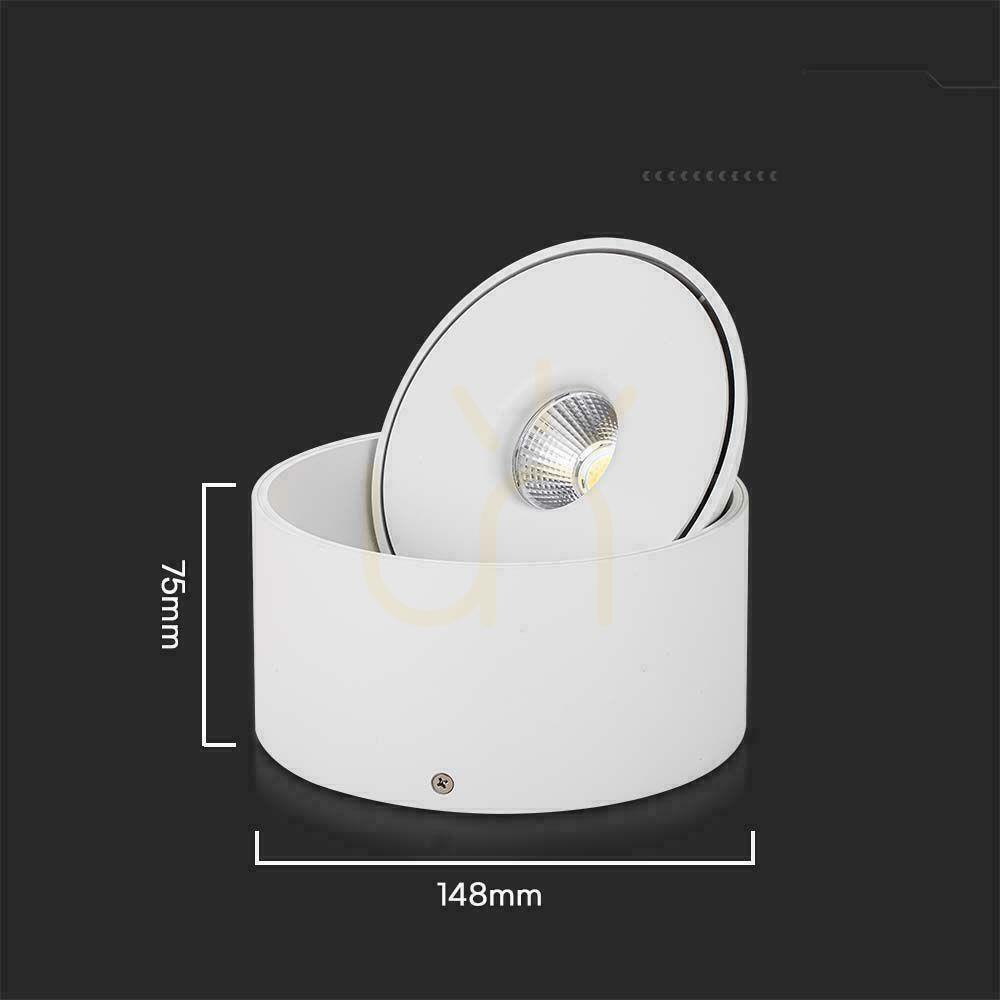 Jelölje be Felszíni beépíthető lámpa V-TAC 28W Tilt CRI90 CCT White VT-2833 3000K-4000K-6400K 2500lm. Felszíni beépíthető lámpa V-TAC 28W Tilt CRI90 CCT White VT-2833 3000K-4000K-6400K 2500lm.