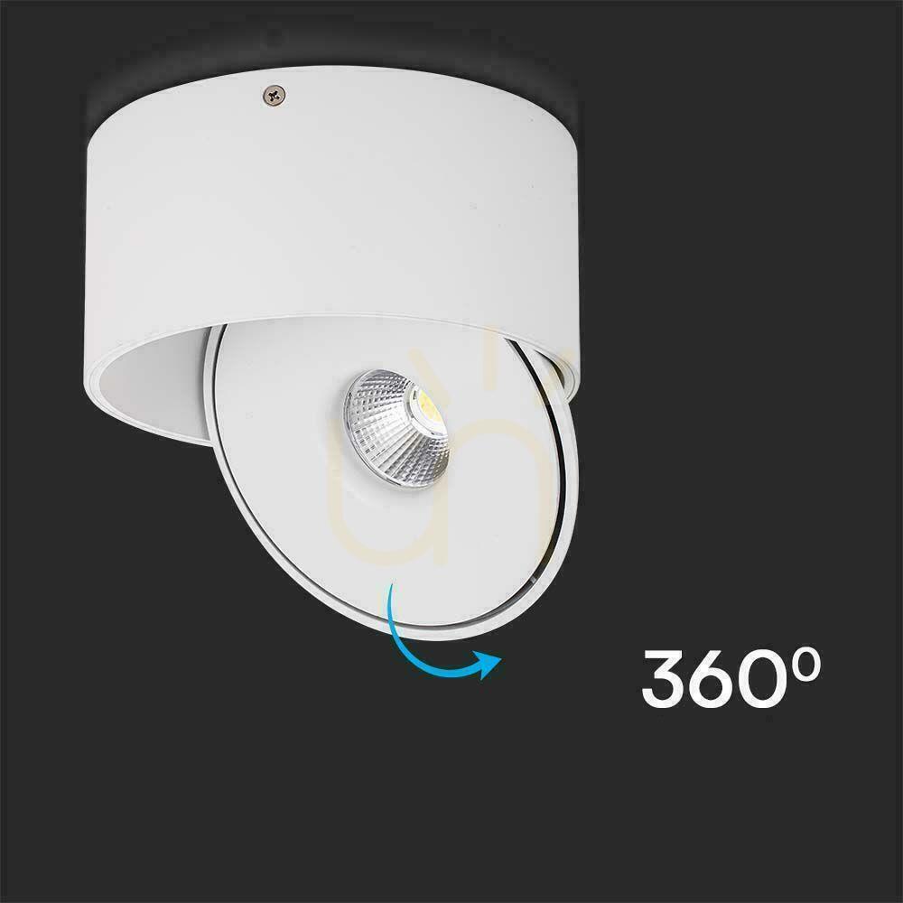 Előadás Felszíni beépíthető lámpa V-TAC 28W Tilt CRI90 CCT White VT-2833 3000K-4000K-6400K 2500lm. Felszíni beépíthető lámpa V-TAC 28W Tilt CRI90 CCT White VT-2833 3000K-4000K-6400K 2500lm.