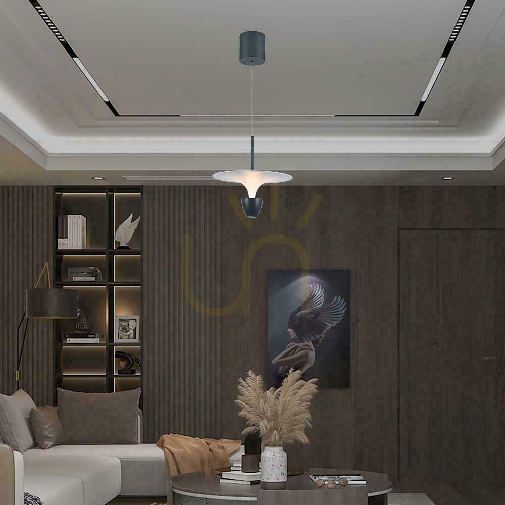 Előadás V-TAC 9W LED függő lámpatest Fehér+Szürke VT-7832 3000K 1000lm V-TAC 9W LED függő lámpatest Fehér+Szürke VT-7832 3000K 1000lm