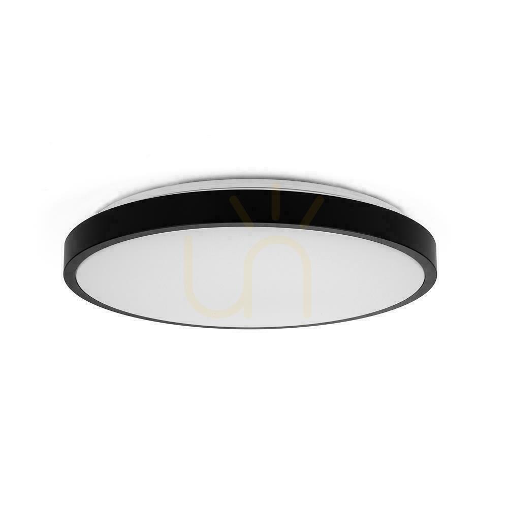 Jelölje be Plafond V-TAC 24W LED kerek 30cm felszíni szerelésű IP44 fekete VT-8624B 3000K 2500lm 3000K 2500lm Plafond V-TAC 24W LED kerek 30cm felszíni szerelésű IP44 fekete VT-8624B 3000K 2500lm 3000K 2500lm