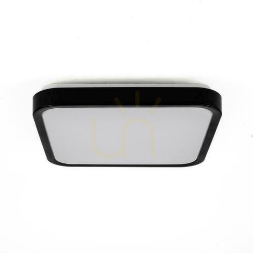 Jelölje be Plafond V-TAC 24W LED négyzet 30x30cm felszíni szerelésű IP44 fekete VT-8624B 3000K 2500lm 3000K 2500lm