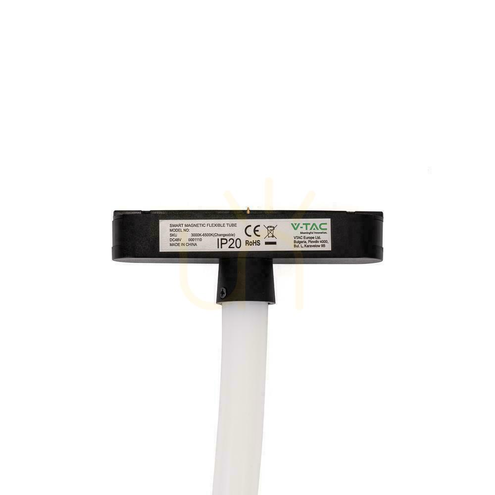Előnézet Mágneses 48V V-TAC 11W LED CCT busz lámpatest 30st SMART 100cm WiFi TRACKLIGHT Fekete VT-42112 2700K-6400K 1270lm 3 év garancia 3 év garancia Mágneses 48V V-TAC 11W LED CCT busz lámpatest 30st SMART 100cm WiFi TRACKLIGHT Fekete VT-42112 2700K-6400K 1270lm 3 év garancia 3 év garancia