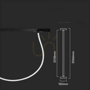 Világítótest Mágneses buszrendszer 48V V-TAC 23W LED 200cm VT-42024 3000K 2760lm 3 év garancia 3 év garancia small 5