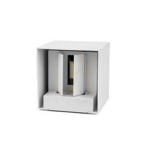 Solar V-TAC 9W LED COB állítható fehér kocka 15x15cm IP65 VT-11109 4000K 860lm fali lámpatest. small 2