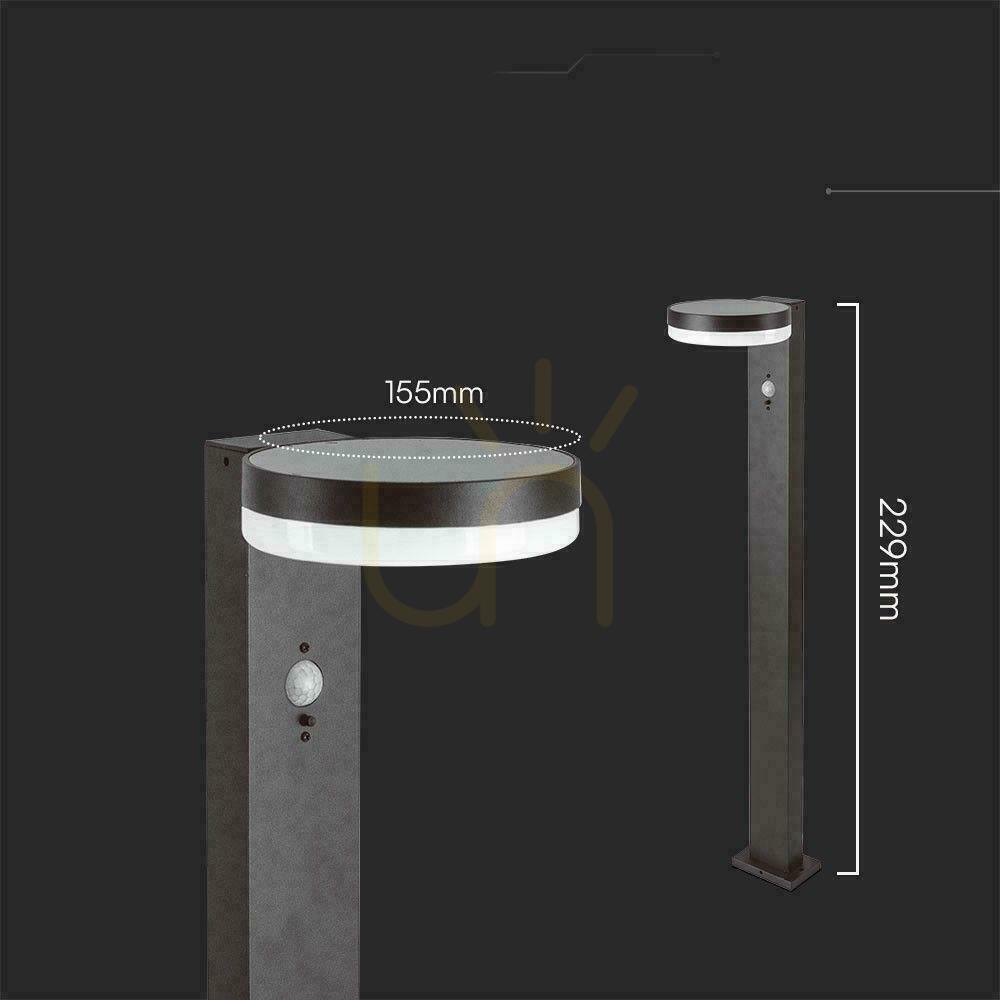 Előnézet V-TAC 80cm Solar Garden Pole 5.5W LED IP54 kerek fekete VT-1168 3000K 220lm 3 év garancia 3 év garancia V-TAC 80cm Solar Garden Pole 5.5W LED IP54 kerek fekete VT-1168 3000K 220lm 3 év garancia 3 év garancia