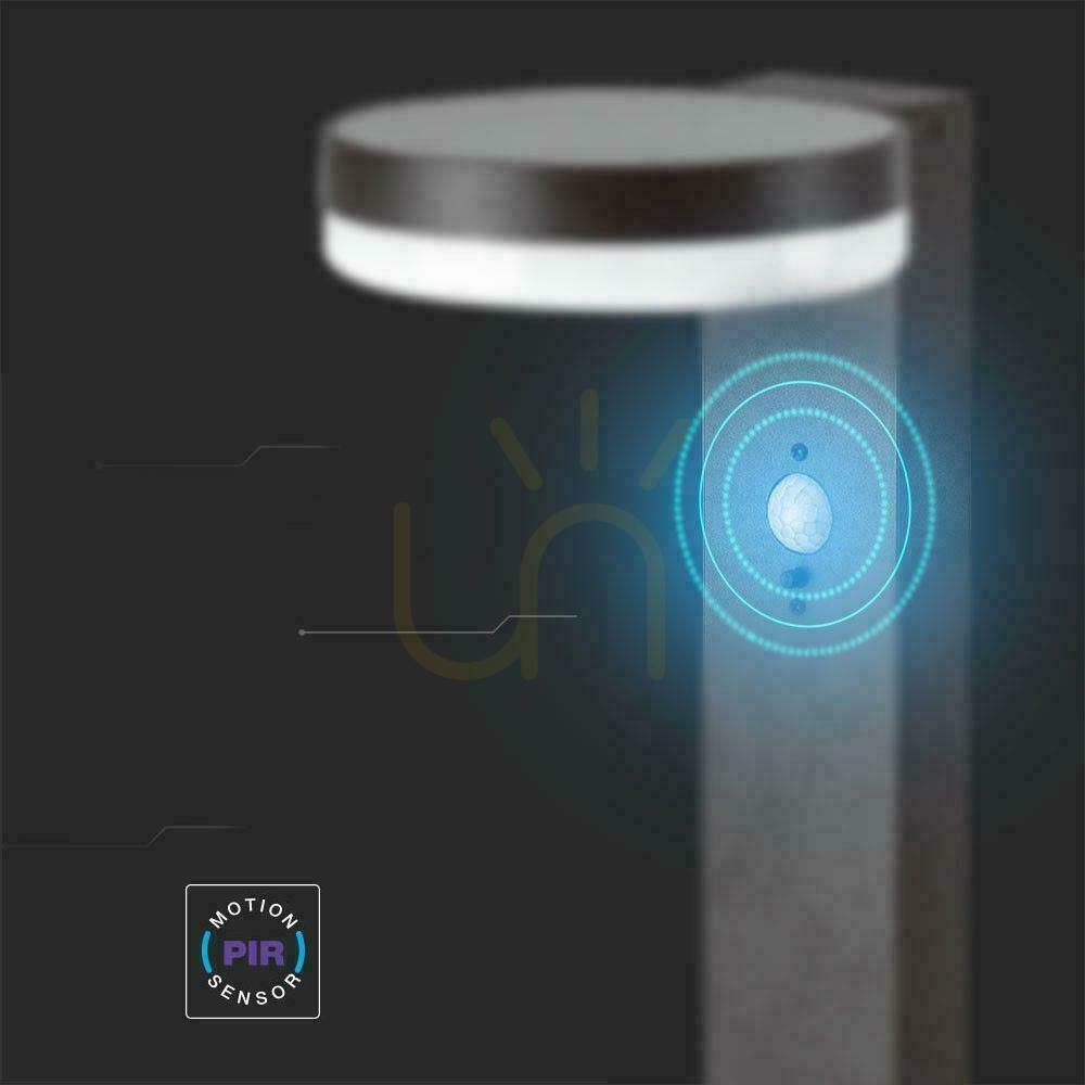Kilátás V-TAC 80cm Solar Garden Pole 5.5W LED IP54 kerek fekete VT-1168 3000K 220lm 3 év garancia 3 év garancia V-TAC 80cm Solar Garden Pole 5.5W LED IP54 kerek fekete VT-1168 3000K 220lm 3 év garancia 3 év garancia