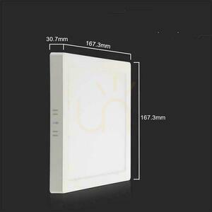 V-TAC felszíni LED Panel Premium Downlight 12W Square 170x170 VT-60012 3000K 1200lm. 3 V-TAC felszíni LED Panel Premium Downlight 12W Square 170x170 VT-60012 3000K 1200lm. small 3