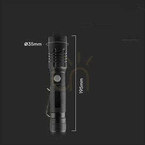 V-TAC VT-9910 újratölthető LED zseblámpa 10 W 1000 lm USB-C IP54, SKU 23338 small 4