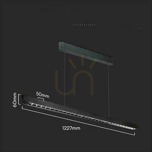 V-TAC LED lineáris SAMSUNG CHIP LIFUD meghajtó 36W 60st CCT felfüggesztett 120cm fekete VT-7-36 3000K-4000K-6400K 2880lm 5 év garancia small 4