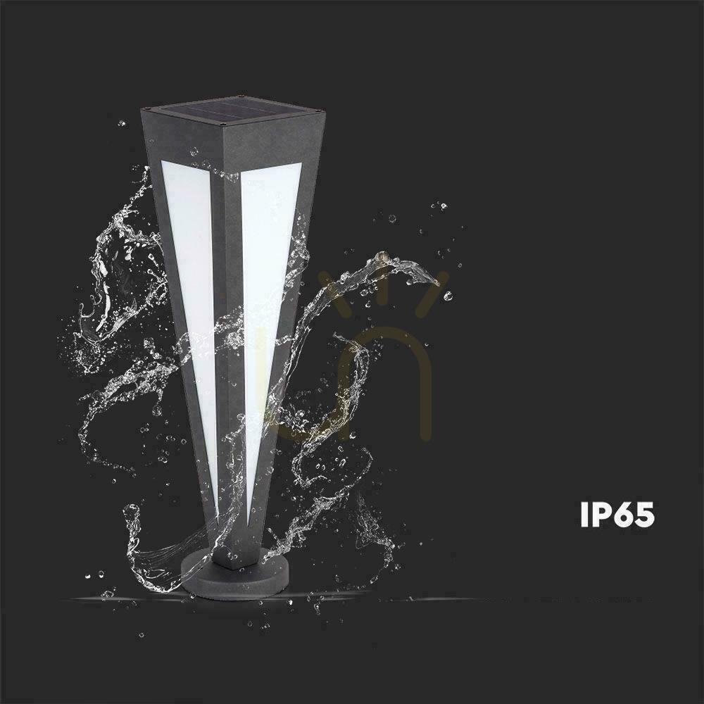 Kilátás V-TAC Solar Garden Pole 3-5W LED IP65 Pilot 64cm fekete VT-7654 3000K Fekete VT-7654 3000K V-TAC Solar Garden Pole 3-5W LED IP65 Pilot 64cm fekete VT-7654 3000K Fekete VT-7654 3000K
