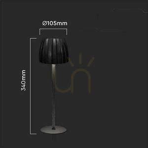 V-TAC 2.7W LED éjjeliszekrény lámpa 34cm USB töltés Dimmelhető fekete VT-7967 3000K-6000K 110lm 4 V-TAC 2.7W LED éjjeliszekrény lámpa 34cm USB töltés Dimmelhető fekete VT-7967 3000K-6000K 110lm small 4