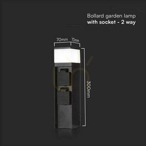 Kerti oszlop LED G9 V-TAC 2 foglalat 2x16A 23cm 3600W IP44 grafit VT-1197 3 év garancia 3 Kerti oszlop LED G9 V-TAC 2 foglalat 2x16A 23cm 3600W IP44 grafit VT-1197 3 év garancia small 3