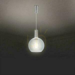V-TAC VT-10114 LED függeszték, króm és akril, Ø 20 cm, 5 W 450 lm 3000 K, CRI 90 small 2