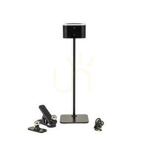 V-TAC 4 az 1-ben asztali lámpa 35cm tapéta klipszes zseblámpa 3W LED CCT fekete VT-10115 3000K-6000K 300lm small 3