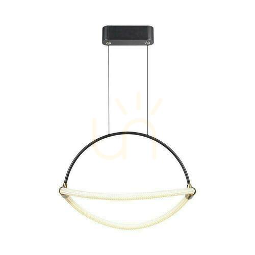 Jelölje be V-TAC 12W LED-es függesztett lámpatest 40cm Fekete VT-10124 3000K 1440lm