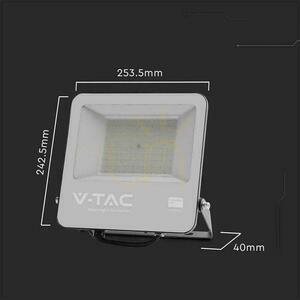 LED projektor V-TAC 100W 100Lm/W kábel 1mb SAMSUNG CHIP fekete VT-44104 4000K 8700lm 5 év garancia 5 év garancia small 4