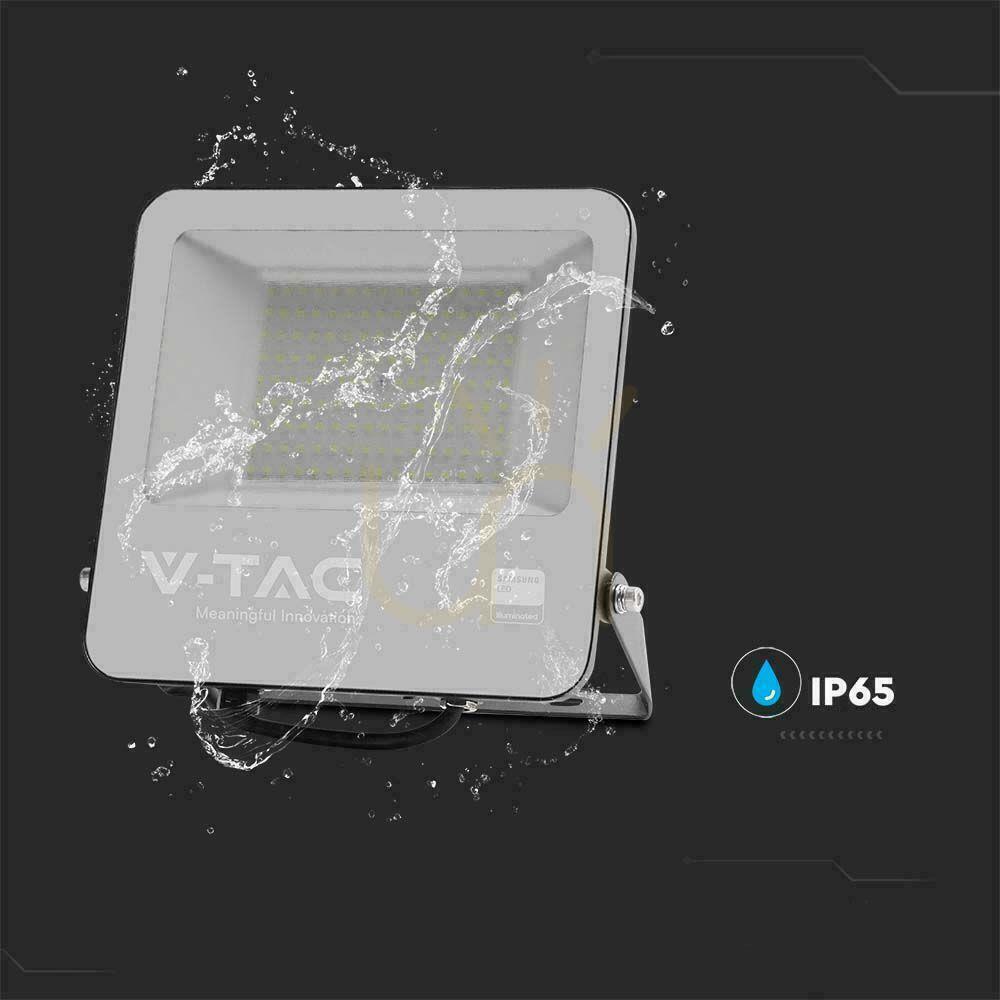 Kilátás LED projektor V-TAC 100W 100Lm/W kábel 1mb SAMSUNG CHIP fekete VT-44104 6500K 8700lm 5 év garancia 5 év garancia LED projektor V-TAC 100W 100Lm/W kábel 1mb SAMSUNG CHIP fekete VT-44104 6500K 8700lm 5 év garancia 5 év garancia