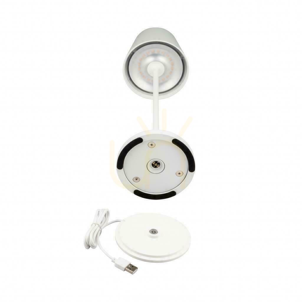 Előnézet V-TAC 1.5W LED-es asztali éjszakai lámpa töltés Dimmelhető IP54 fehér VT-7997 3000K 150lm V-TAC 1.5W LED-es asztali éjszakai lámpa töltés Dimmelhető IP54 fehér VT-7997 3000K 150lm