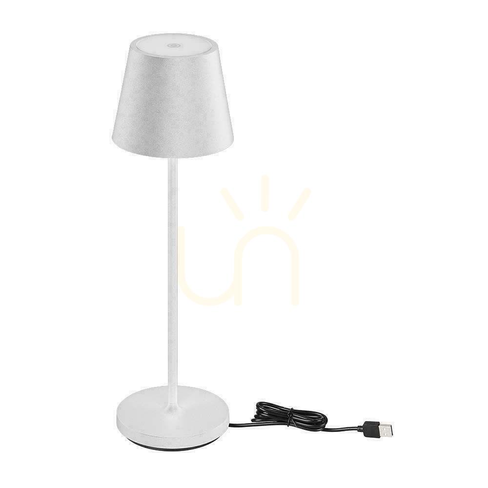Jelölje be V-TAC 1.5W LED-es asztali éjszakai lámpa töltés Dimmelhető IP54 fehér VT-7997 3000K 150lm V-TAC 1.5W LED-es asztali éjszakai lámpa töltés Dimmelhető IP54 fehér VT-7997 3000K 150lm