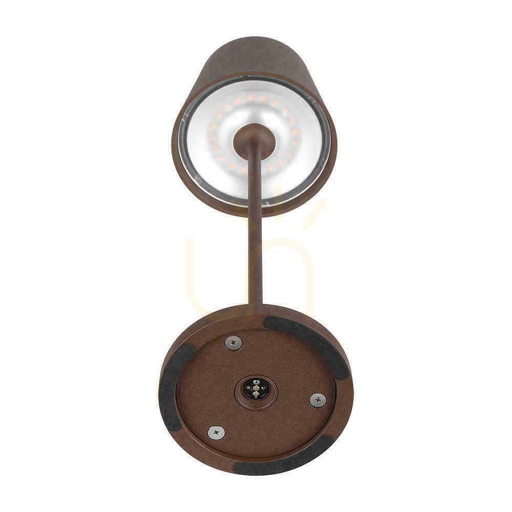 Előadás V-TAC 1.5W LED-es asztali éjszakai lámpa töltés Dimmelhető IP54 bronz, Corten VT-7997 3000K 150lm V-TAC 1.5W LED-es asztali éjszakai lámpa töltés Dimmelhető IP54 bronz, Corten VT-7997 3000K 150lm