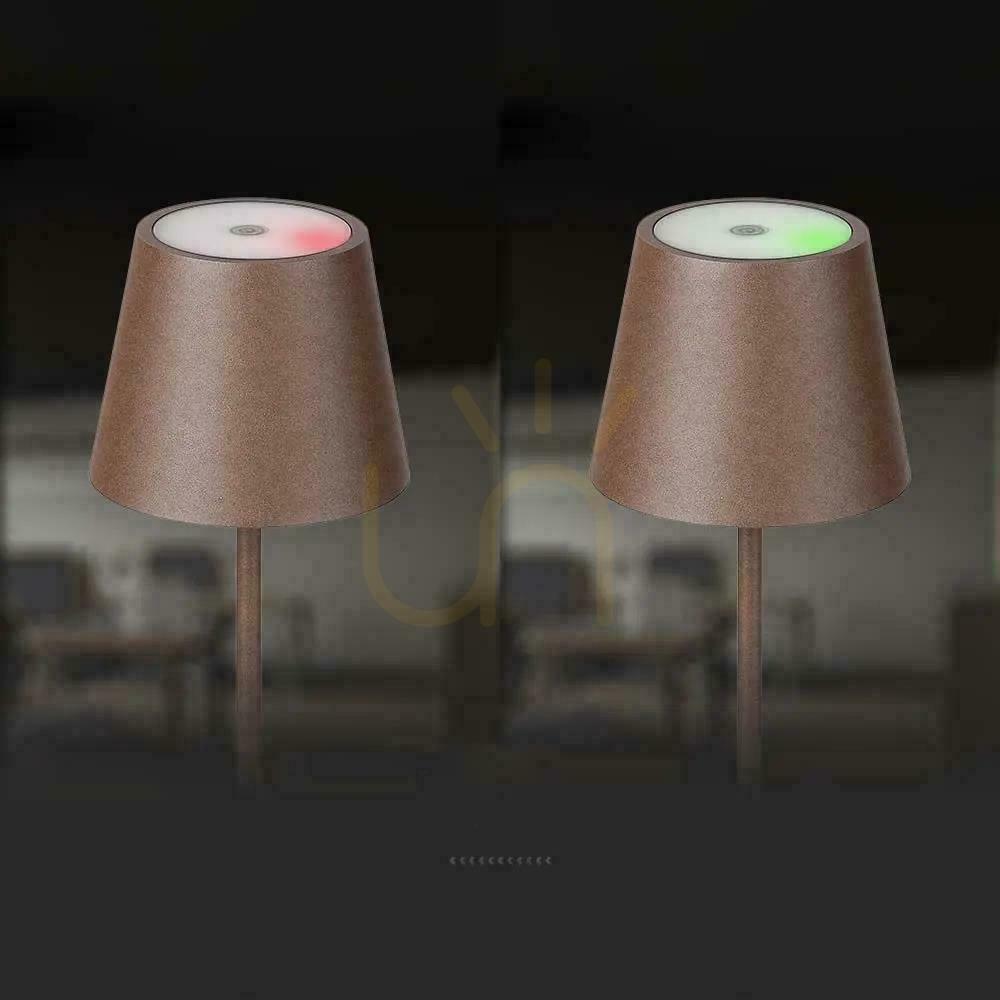 Előadás V-TAC 1.5W LED-es asztali éjszakai lámpa töltés Dimmelhető IP54 bronz, Corten VT-7997 3000K 150lm V-TAC 1.5W LED-es asztali éjszakai lámpa töltés Dimmelhető IP54 bronz, Corten VT-7997 3000K 150lm