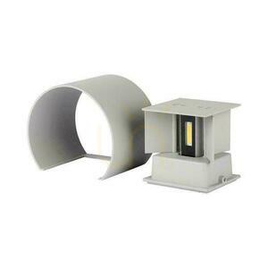 Fali lámpatest 6W V-TAC Top Bottom állítható szürke kerek IP65 Bridgelux VT-756 4000K 700lm 4000K 700lm small 4