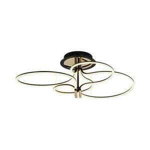 V-TAC VT-7981 fekete-arany LED függőlámpa 36 W 4150 lm 3000 K 84 cm small 0