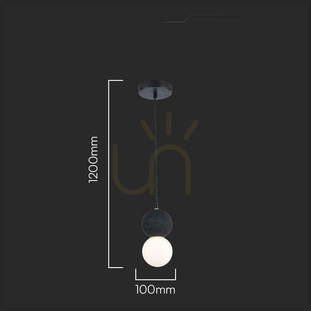 Kilátás V-TAC G9 függőlámpa márvány márvány fekete+fehér 10x120cm VT-7987 V-TAC G9 függőlámpa márvány márvány fekete+fehér 10x120cm VT-7987