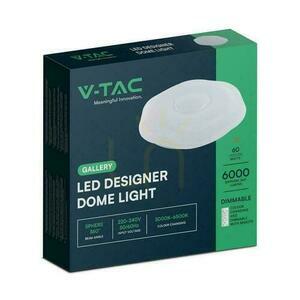 Plafond V-TAC 30W/60W PLUM fi.50cm CCT Pilot TIMER VT-8562 3000K-6500K 6000lm small 4