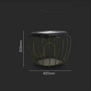 V-TAC 1W LED IP44 hordozható napelemes drogériás lámpa színváltoztatás fekete 42x30cm VT-7993 3000K-6000K 120lm 2 V-TAC 1W LED IP44 hordozható napelemes drogériás lámpa színváltoztatás fekete 42x30cm VT-7993 3000K-6000K 120lm small 2