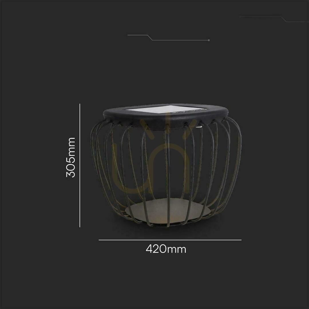 Előnézet V-TAC 1W LED IP44 hordozható napelemes drogériás lámpa színváltoztatás fekete 42x30cm VT-7993 3000K-6000K 120lm V-TAC 1W LED IP44 hordozható napelemes drogériás lámpa színváltoztatás fekete 42x30cm VT-7993 3000K-6000K 120lm