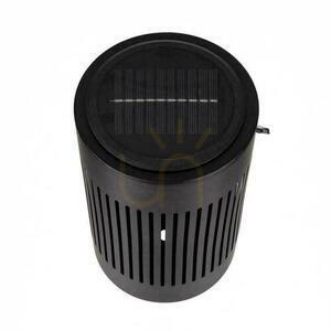 V-TAC 0.5W LED hordozható napelemes lámpa IP44 Fekete 12x20cm VT-7994 3000K 21lm small 2