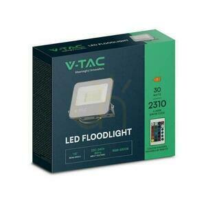 V-TAC VT-44034 RGB+6500 K 30 W fekete LED reflektor távirányítóval small 4
